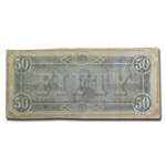 1864 $50 (T-66) Jefferson Davis VF Details