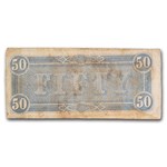1864 $50 (T-66) Jefferson Davis VG