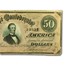 1864 $50 (T-66) Jefferson Davis XF