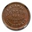 1864 Cincinnati OH F. Sheen Grocer Civil War Token MS-65 NGC (BN)