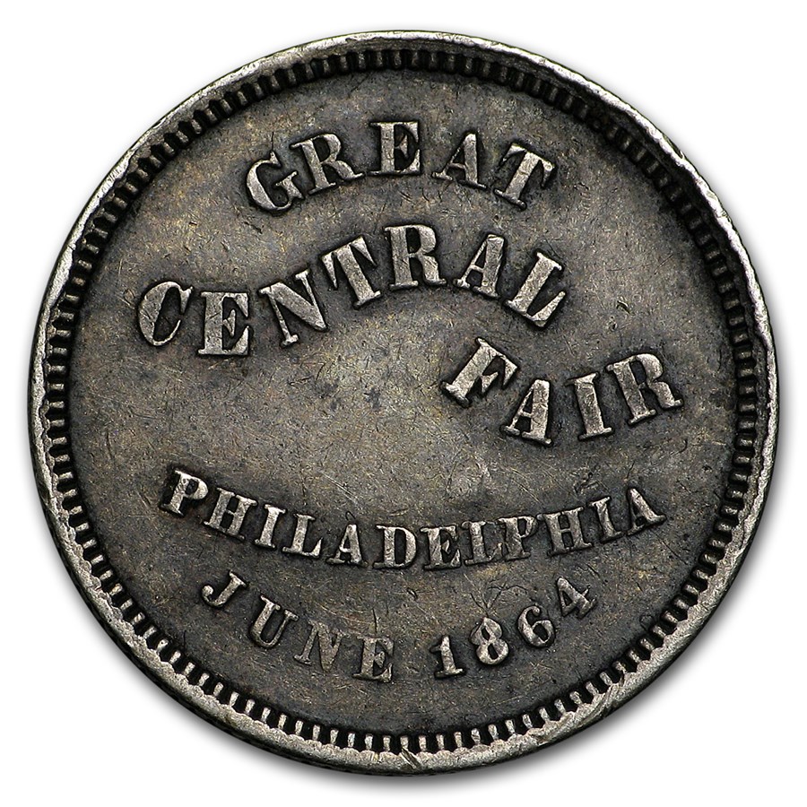 Buy 1864 Civil War Great Central Fair Token APMEX