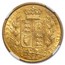 1864 Great Britain Gold Sovereign Victoria Shield AU-50 NGC D#57