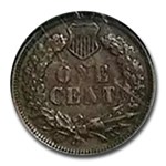 1864 Indian Head Cent AU-55 NGC (L On Ribbon)