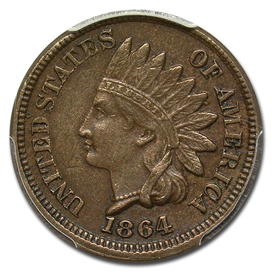 1864 Indian Head Cent AU-55 PCGS (Copper Nickel) 1864 Indian Head Cent AU-55 PCGS (Copper Nickel)
