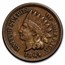 1864 Indian Head Cent Bronze AU (Cud Error)