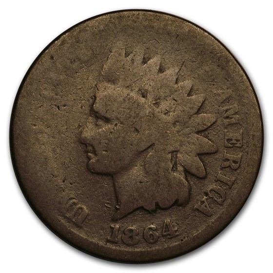 1864 Indian Head Cent Copper-Nickel AG 1864 Indian Head Cent Copper-Nickel AG