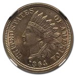1864 Indian Head Cent Copper Nickel MS-64 NGC