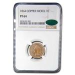 1864 Indian Head Cent Copper Nickel PF-64 NGC CAC