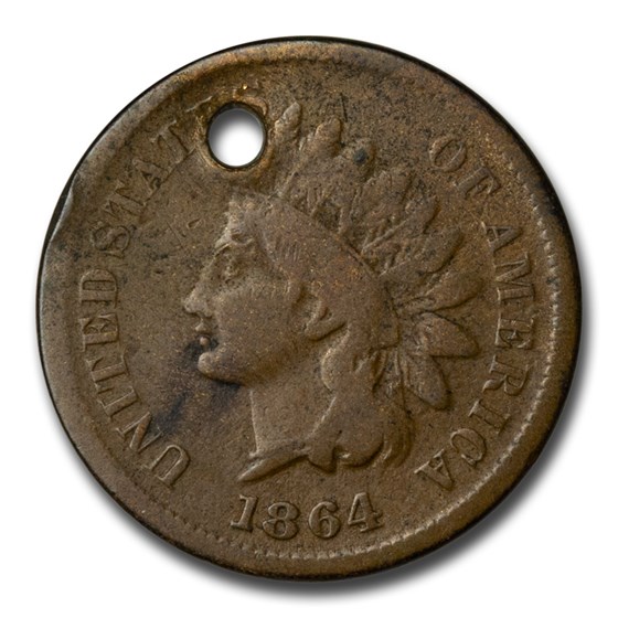 1864 Indian Head Cent Good Details (L on Ribbon) 1864 Indian Head Cent Good Details (L on Ribbon)