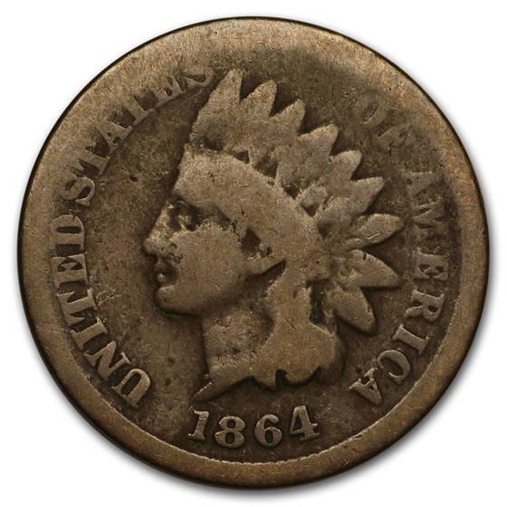 1864 Indian Head Cent Good (L on Ribbon) 1864 Indian Head Cent Good (L on Ribbon)