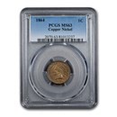 1864 Indian Head Cent MS-63 PCGS (CN)