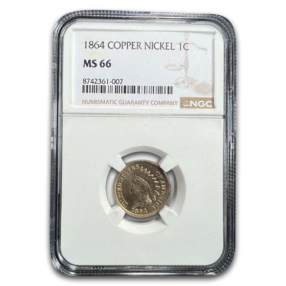 1864 Indian Head Cent MS-66 NGC (Copper Nickel)