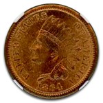 1864 Indian Head Cent MS-66+ NGC (Red, Bronze)