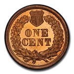 1864 Indian Head Cent PR-65 Cameo PCGS (Red, L on Ribbon)