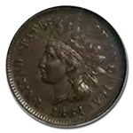 1864-L Indian Head Cent AU-55 NGC (Brown)