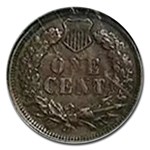 1864-L Indian Head Cent AU-55 NGC (Brown)