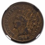 1864-L Indian Head Cent VF-20 NGC (L on Ribbon, Bronze)
