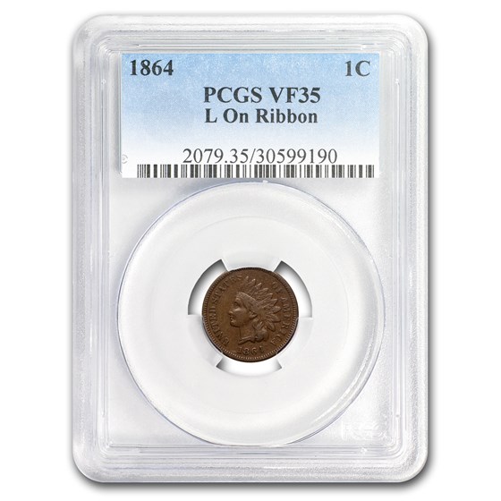 1864-L Indian Head Cent VF-35 PCGS 1864-L Indian Head Cent VF-35 PCGS
