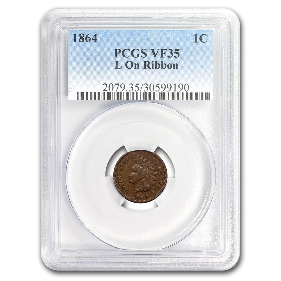 1864-L Indian Head Cent VF-35 PCGS