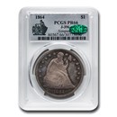 1864 Liberty Seated Dollar Pattern PR-66 PCGS CAC (J-396)