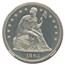 1864 Liberty Seated Dollar PF-65 Cameo NGC (Green Label)