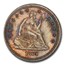 1864 Liberty Seated Quarter MS-66+ PCGS CAC