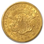 1864-S $20 Liberty Gold Double Eagle AU-50 PCGS