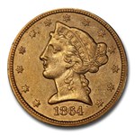 1864-S $5 Liberty Gold Half Eagle XF-45 PCGS