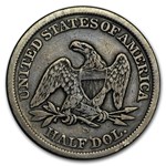 1864-S Liberty Seated Half Dollar VF