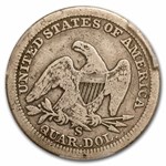 1864-S Liberty Seated Quarter Fine-12 PCGS