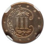1864 Three Cent Silver PF-65 Cameo NGC