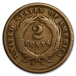 1864 Two Cent Piece Good