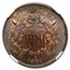 1864 Two Cent Piece Large Motto MS-65 NGC (Brown)