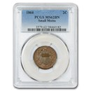 1864 Two Cent Piece MS-62 PCGS (Brown, Small Motto) 1864 Two Cent Piece MS-62 PCGS (Brown, Small Motto)