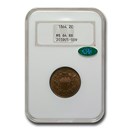1864 Two Cent Piece MS-64 NGC CAC (Red/Brown)