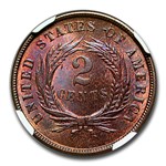 1864 Two Cent Piece MS-67 NGC (Large Motto)
