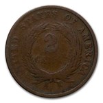 1864 Two Cent Piece Small Motto Good