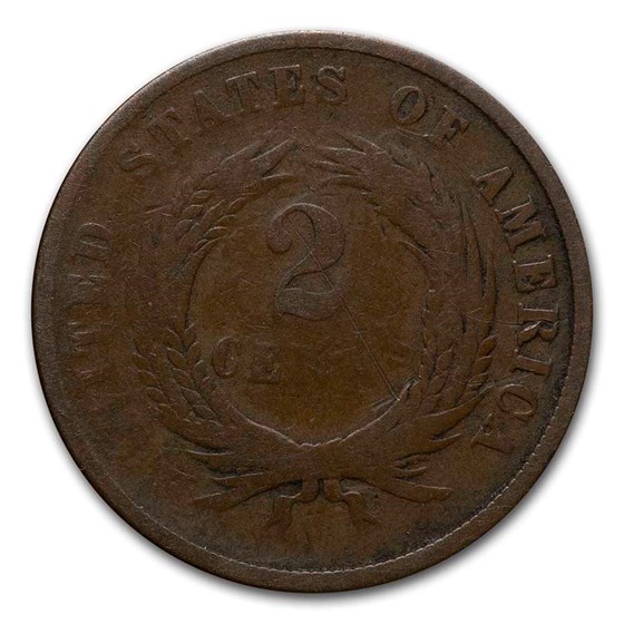 1864 Two Cent Piece Small Motto Good 1864 Two Cent Piece Small Motto Good