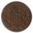 1864 Two Cent Piece Small Motto XF-40 PCGS (Brown)