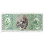 1865 $1.00 Philadelphia, PA VF (Fr#380a) CH#557