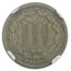 1865-1889 3 Cent Nickel Circulated NGC (Thomas J. Uram)