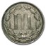 1865-1889 3 Cent Nickels Avg Circ