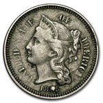1865-1889 3 Cent Nickels Culls