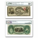 1865 $2.00 "Lazy Deuce" New York, NY VG-10 PMG (Fr#387)CH#376 NET