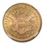 1865 $20 Liberty Gold Double Eagle AU-58 NGC