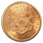 1865 $20 Liberty Gold Double Eagle MS-62 PCGS