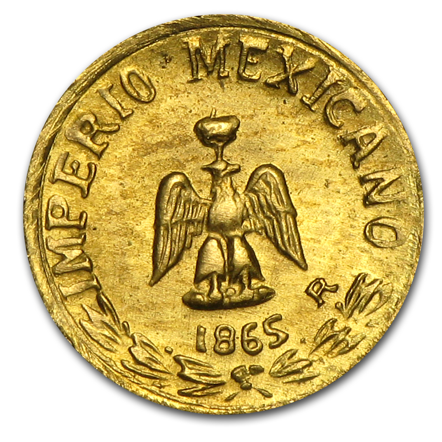 1865年 メキシコミニチュア金貨 Buy 1865-B Mexico Mini Gold 1/50 Oz Maximiliano | APMEX