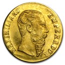 1865-B Mexico Mini Gold 1/50 Oz Maximiliano (Grove-154)