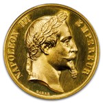 1865 France Gold Expo Medal Napoleon III MS-64 PCGS