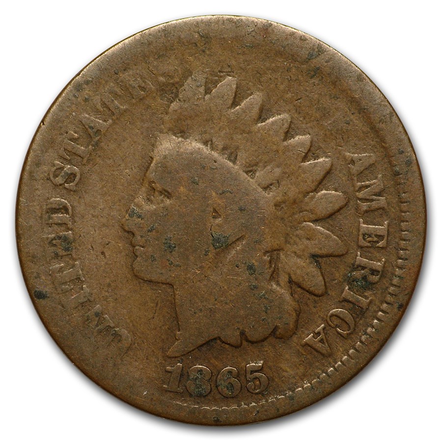 1865 Indian Head Cent AG